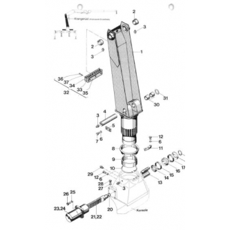 Meiller Kipper 60R rotary bar sealing